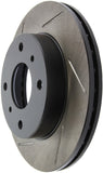 StopTech Power Slot Slotted 89-1/94 240SX w/o ABS / 2/94-6/96 240SX 4 Lug Front Right Rotor - 126.42040SR