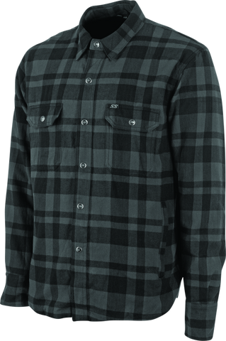Speed and Strength Black 9 2.0 Moto Shirt Grey - Small - 892272