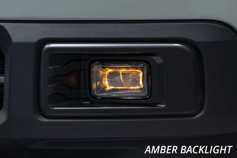 Diode Dynamics 2022+ Ford Maverick Elite Series Add-On LED Fog Light Kit Yellow - DD7769