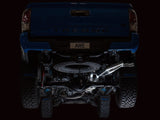 AWE Tuning 16-22 Toyota Tacoma 0FG Cat-Back Exhaust w/ BashGuard - Dual Diamond Black Tips - 3015-33826