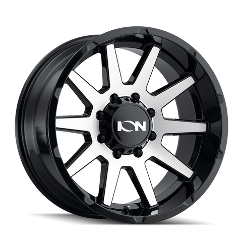ION Type 143 17x9 / 6x139.7 BP / -12mm Offset / 106mm Hub Black/Machined Wheel - 143-7983BM