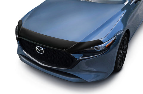 AVS 19-22 Mazda 3 Hatchback Aeroskin Low Profile Hood Shield - Smoke - 322179