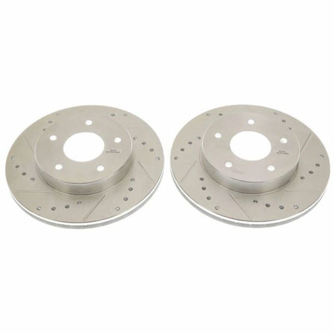 Power Stop 78-81 Pontiac Firebird Rear Evolution Drilled & Slotted Rotors - Pair - AR8225XPR