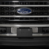 Putco 23-24 Ford F250/F350 Super Duty Bar Design Bumper Grille Inserts - Polished SS - 86172