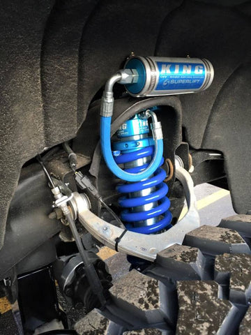 Superlift 07-16 Chevy Silv 4WD 8in Lift Kit w/ OE Cast Steel Control Arms & King Coilovers & Shocks - K919KG