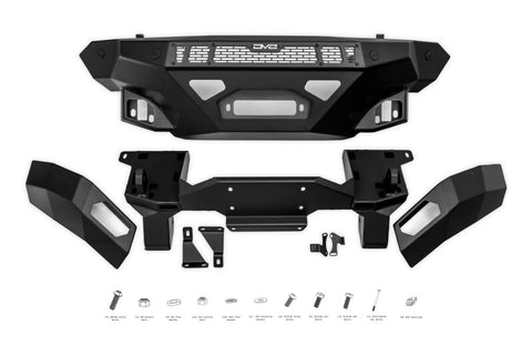 DV8 Offroad 24-26 Chevy Silverado 2500/3500 Spec Series Front Bumper - FBCS2-04