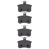 DFC 80-01 Audi V8 Quattro Rear 4000 Hybridynamic Brake Pads - 4000-0228-00