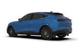 Rally Armor 21-26 Ford Mustang Mach-E/GT/Rally Black Mud Flap w/White Logo - MF96-UR-BLK-WH
