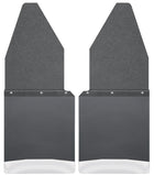 Husky Liners Ford 88-16 F-150/88-99 F-250 12in W Black Top SS Weight Kick Back Front Mud Flaps - 17104