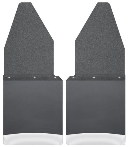 Husky Liners Ford 88-16 F-150/88-99 F-250 12in W Black Top SS Weight Kick Back Front Mud Flaps - 17104