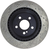 StopTech 05-09 MB CLS500/CLS550 / 04-13 ES320/ES350 / 03-09 E500/E550 Rear Drilled Brake Rotor - 128.35063L