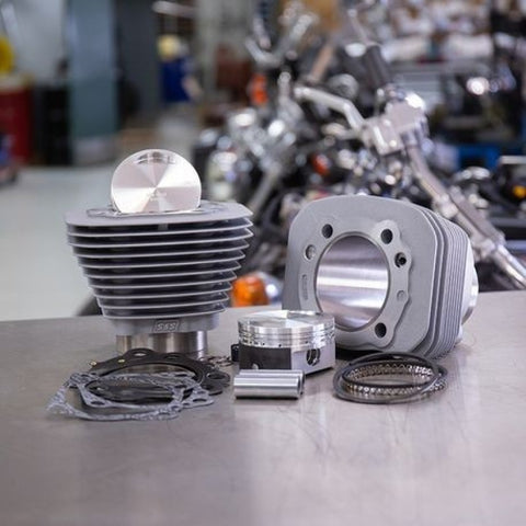 S&S Cycle 86-21 Sportster Models 1250cc Conversion Kit - Silver - 910-0689