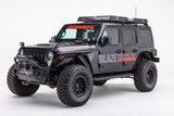 Go Rhino 07-20 Jeep Wrangler JL/JLU/JK/JKU/Gladiator JT Rockline Front Stubby Bumper w/ Overrider - 331101T