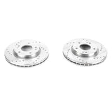 Power Stop 07-10 Hyundai Elantra Front Evolution Drilled & Slotted Rotors - Pair - JBR1325XPR