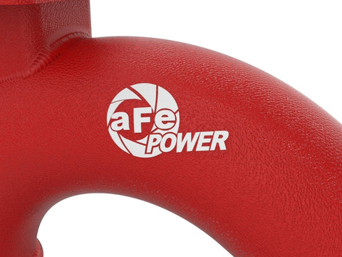 AFE 18-21 Kia Stinger V6-3.3L BladeRunner Alum Hot/Cold Charge Pipe Kit Red - 46-20504-R