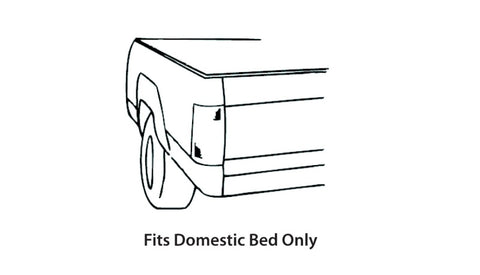 Bushwacker 84-88 Toyota Extend-A-Fender Style Flares 4pc Compatible w/ Domestic Bed - Black - 31902-01