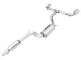 AWE Tuning 2022 VW GTI MK8 Touring Edition Exhaust - Chrome Silver Tips - 3015-32658
