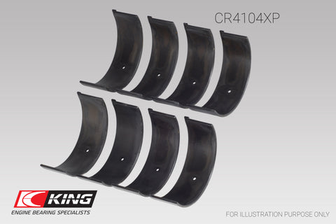 King Audi ABB/ ABM/ ADP/ PP/ RN (Size 0.26) Connecting Rod Bearing Set - CR4104XPD.026