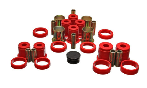 Energy Suspension 72-79 Ford Fairlane/GranTorino/Torino/Elite Red Rear End Control Arm Bushing Set - 4.3120R