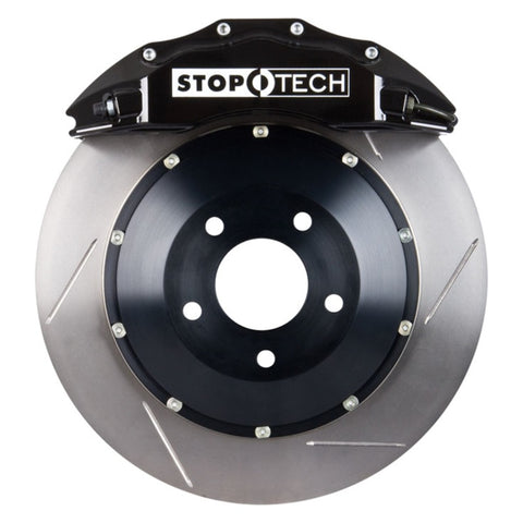 StopTech 08-13 BMW M3/11-12 1M Coupe Front BBK w/ Black ST-60 Calipers Slotted 380x35mm Rotor - 83.160.6D00.51