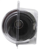K&N Universal Air Filter Chrome Round Tapered Blue - 4in Flange ID x 1.125in Flange Length x 5.5in H - RG-1001BL