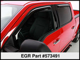 EGR 15-23 Ford F150 Crew Cab In-Channel Window Visors - Set of 4 (573491) - 573491