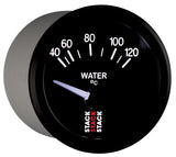 Autometer 52mm Stack Instruments 40-120 Degree C Electric Water Temperature Gauge - Black - ST3207