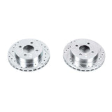 Power Stop 1993 Ford Mustang Rear Evolution Drilled & Slotted Rotors - Pair - AR8123XPR