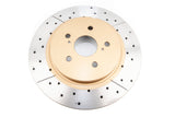 DBA 04-06 Lexus RX330 Front Drilled & Slotted Street Series Rotor - 2702X