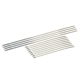 DEI Stainless Steel Locking Tie Eight 8in and Four 14in per pack - 10205