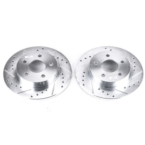Power Stop 05-08 Chevrolet Cobalt Rear Evolution Drilled & Slotted Rotors - Pair - AR8295XPR