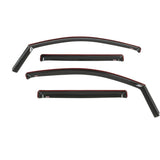 Westin 2016-2018 Nissan Titan XD/Titan In-Channel Wind Deflector 4pc - Smoke - 72-69483