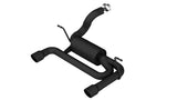Borla 2018 Jeep Wrangler JL/JLU 3.6L 2DR/4DR ATAK SS Axle Back Black Coated Exhaust w/3.5in Tips - 11957CB