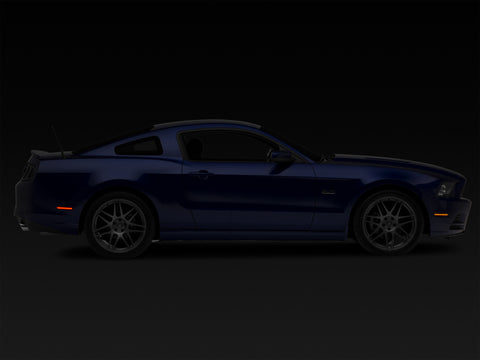 Raxiom 10-14 Ford Mustang Axial Series LED Side Marker Lights (Smoked) - 412496