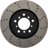 StopTech 01-06 BMW M3 Drilled Left Front CRYO Rotor - 128.34058CL