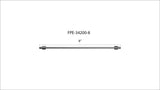 Fleece Performance 8in High Pressure Fuel Line (8mm x 3.5mm Line M14x1.5 Nuts) - FPE-34200-8