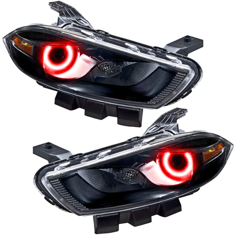 Oracle 13-16 Dodge Dart LED Headlight Halo Kit - Red - 2246-003
