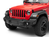 Raxiom 18-22 Jeep Wrangler JL/JT Axial 9-Inch LED Headlights w/RGB Halo- Black Housing (Clear Lens) - J142668