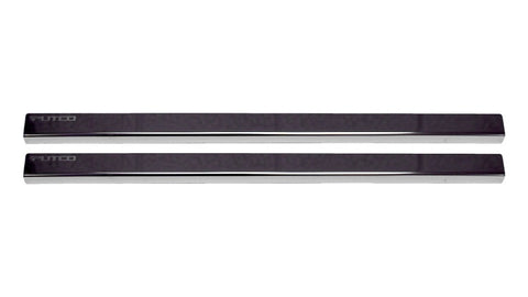 Putco 2019 Chevy Silv LD / GMC Sierra LD Fits Dbl Cab & Reg Cab (2pcs) Black Platinum Door Sills - 95181BP