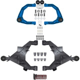 Camburg 22-25 Toyota Tundra 2WD/4WD Blue KINETIK Uniball Trail Series LT Kit w/ Billet XJ UCA - CAM-310217-KX-BLU