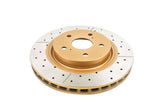DBA 2020 Lexus ES350 Front Drilled & Slotted Street Series Rotor - DBA2744X