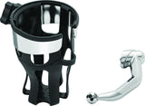 Kuryakyn Reflex Drink Holder Honda Goldwing DCT Handlebar Left Side Mount Chrome - 6494