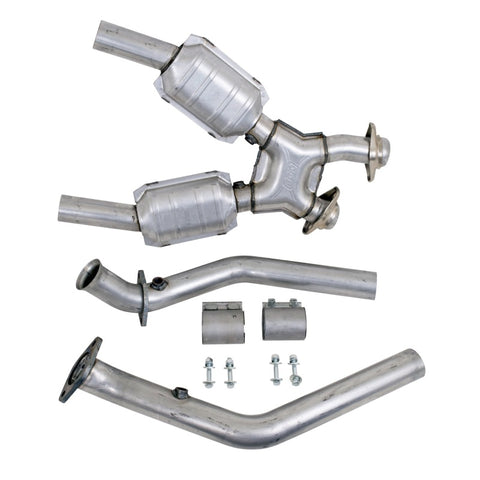 BBK 99-04 Mustang 4.6 GT / Cobra High Flow X Pipe With Catalytic Converters - 2-1/2 - 1670