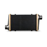 Mishimoto Universal Carbon Fiber Intercooler - Matte Tanks - 450mm Gold Core - S-Flow - C V-Band - MMINT-UCF-M4G-S-C