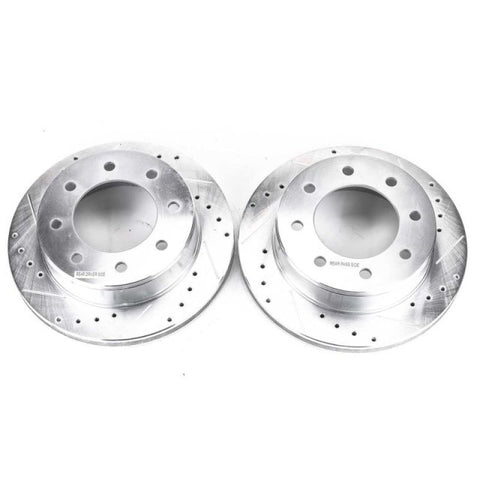 Power Stop 03-19 Chevrolet Express 2500 Rear Evolution Drilled & Slotted Rotors - Pair - AR8643XPR