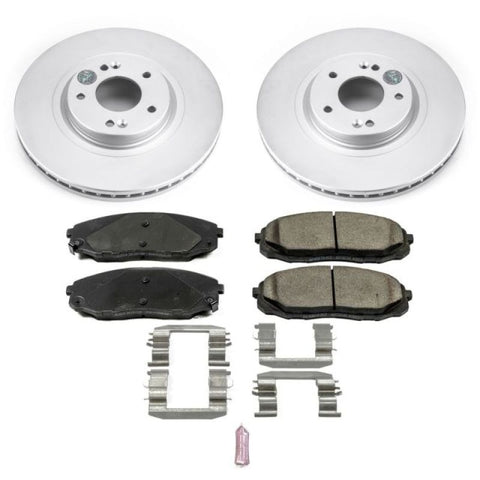 Power Stop 15-19 Kia Sedona Front Z17 Evolution Geomet Coated Brake Kit - CRK7218