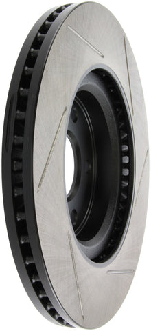 StopTech 13-15 Nissan Pathfinder Slotted Front Right Rotor - 126.42120SR