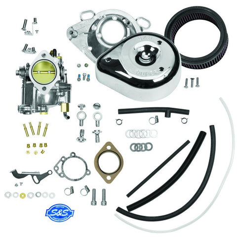 S&S Cycle 93-99 BT Super E Carburetor Kit w/o Manifold & Mounting Hardware - 11-0442