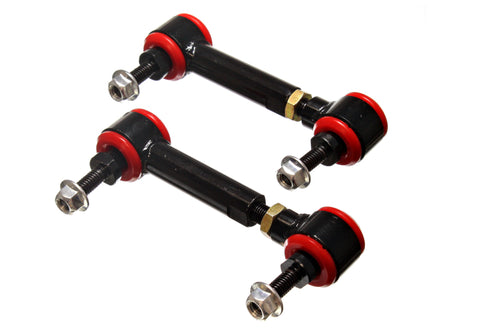 Energy Suspension Universal Red 3-3/4in-4-3/4in inAin Range Pivot Style End Link Set - 9.8169R