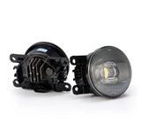AlphaRex Universal Acura/Ford/Honda/Subaru/Nissan DoubleTap Dual Color LED Proj Fog Lights - Wt/Ambr - 210002